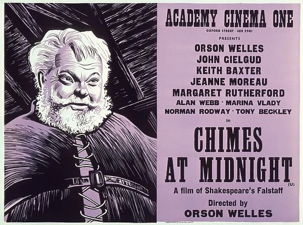 Academy Poster for Orson Welles's Chimes at Midnight 