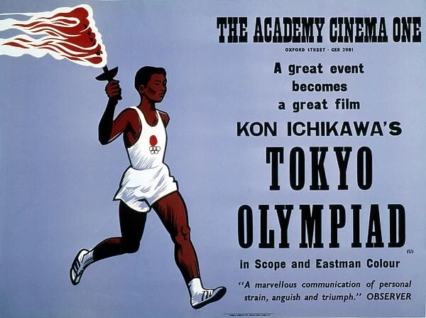 Academy Poster for Kon Ichikawas Tokyo Olympiad (1965)