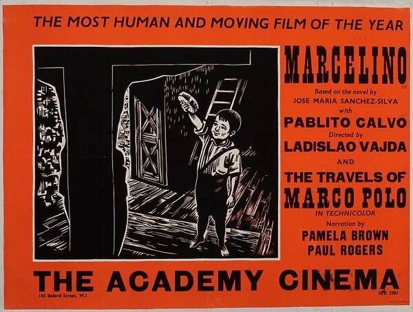 Academy Poster for Ladislao Vajdas Marcelino pan y Vino (1955)