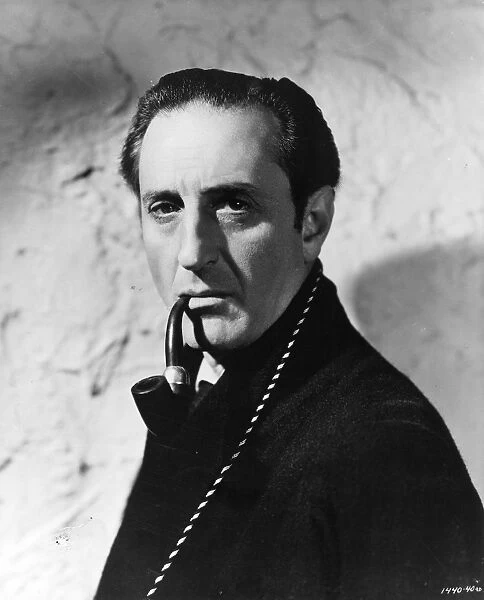 Basil Rathbone in Neill R Williams The Woman in Green (1945)