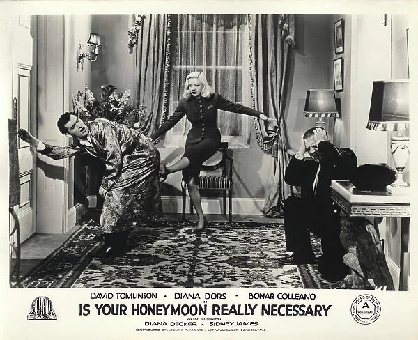 Bonar Colleano and Diana Dors in Maurice Elveys Is Your Honeymoon Really Necessary