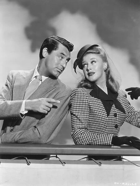 Cary Grant and Ginger Rogers in Leo McCareys Once Upon A Honeymoon (1942)