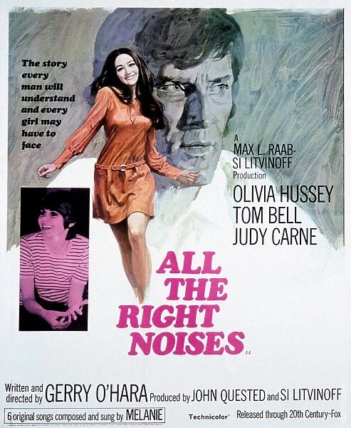 Film Poster for Gerry O'Haras All The Right Noises (1969)