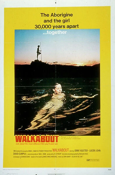 Film Poster for Nicholas Roegs Walkabout (1970)
