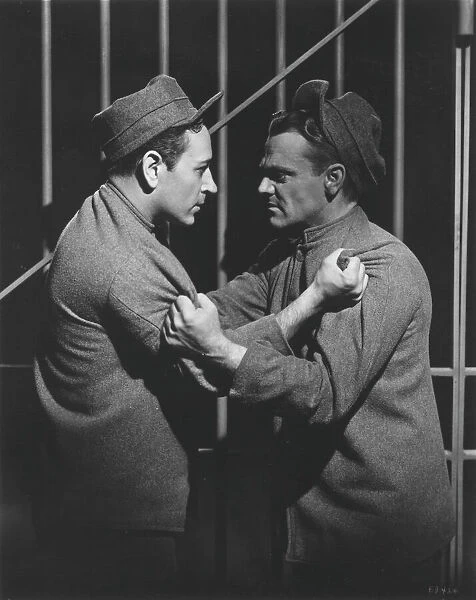 George Raft and James Cagney in William Keighleys Each Dawn I Die (1939)