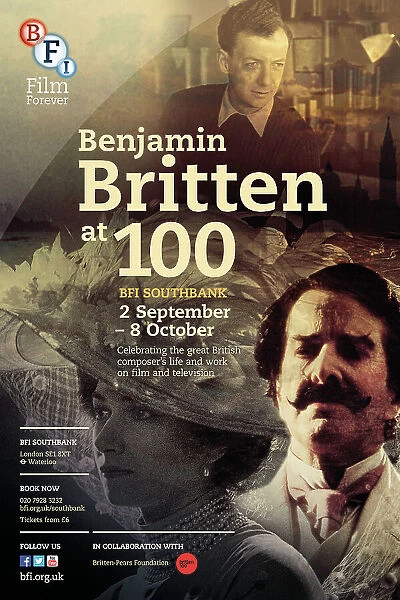 Poster for Benjamin Britten Season at BFI Southbank (2 September - 8 October 2013)