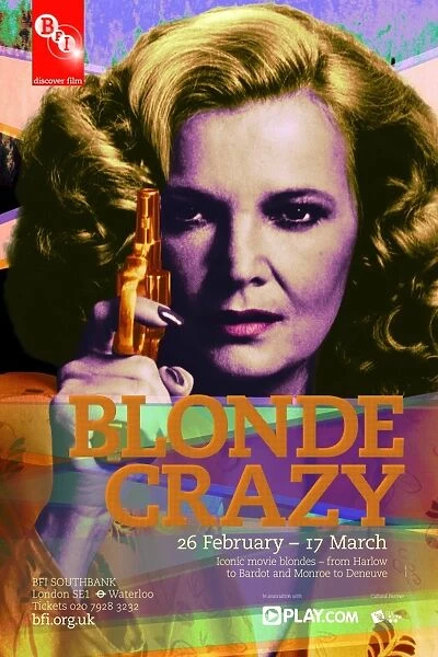 Poster for Blonde Crazy Season at BFI Southbank (26 February - 17 March 2010)