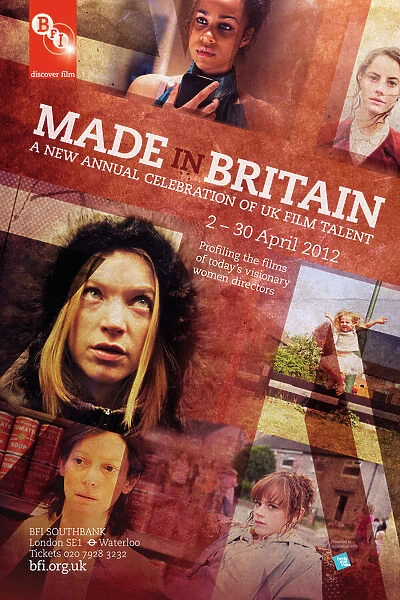 Poster for Made in Britain Season at BFI Southbank (2 April - 30 April 2012)