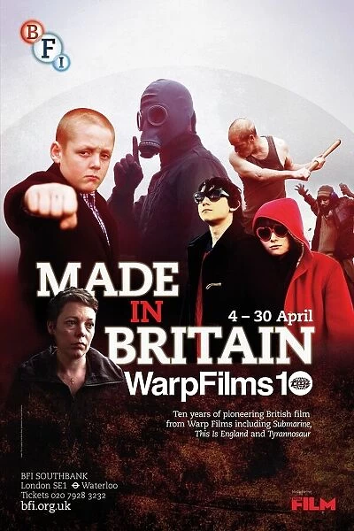 Poster for Made In Britain (Warp Films at 10) Season at BFI Southbank (4 - 30 April 2013)