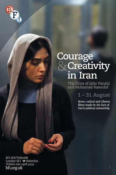 Poster for Courage & Creativity Season at BFI Southbank (1 - 31 August 2012)