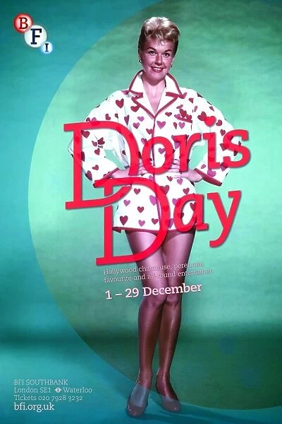 Poster for Doris Day Season at BFI Southbank (1-29 December 2012)