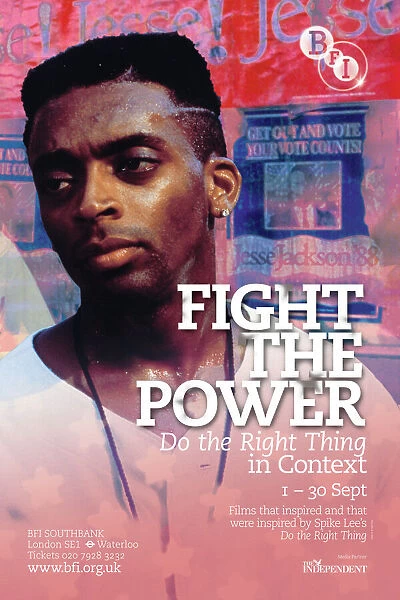 Poster for Fight The Power Season at BFI Southbank (1 - 30 September 2009)
