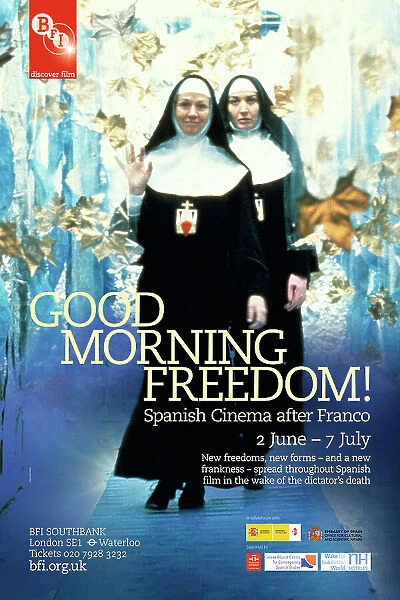 Poster for Good Morning Freedom (Spanish Cinema After Franco) Season at BFI Southbank (2 June - 7 July 2011)