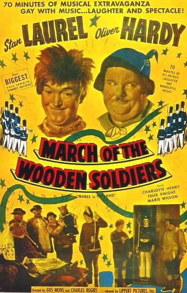 Poster for Gus Meins March of the Wooden Soldiers (1934)