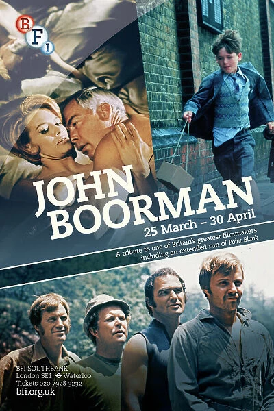 Poster for John Boorman Season at BFI Southbank (25 March - 30 April 2013)