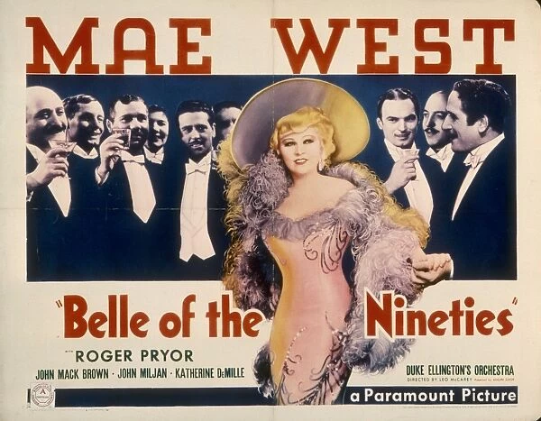 Poster for Leo Careys Belle Of The Nineties (1934)