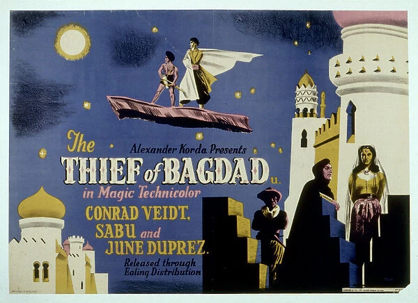 Poster for Ludwig Bergers The Thief of Bagdad (1940)
