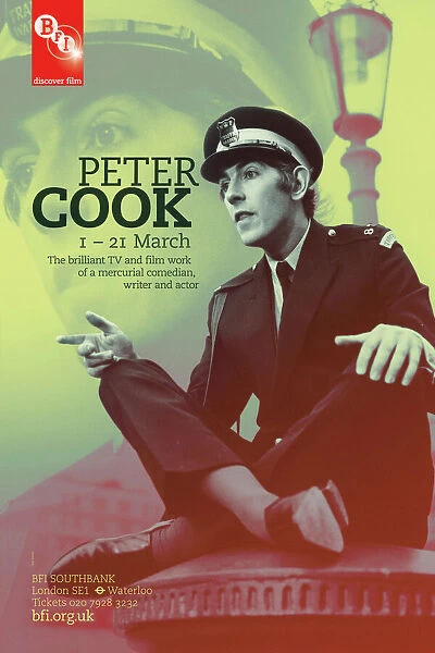 Poster for Peter Cook Season at BFI Southbank (1 - 21 March 2012)
