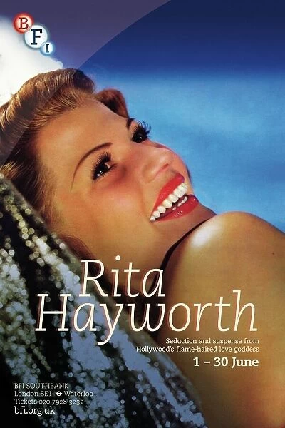 Poster for Rita Hayworth Season at BFI Southbank (1 - 30 June 2013)