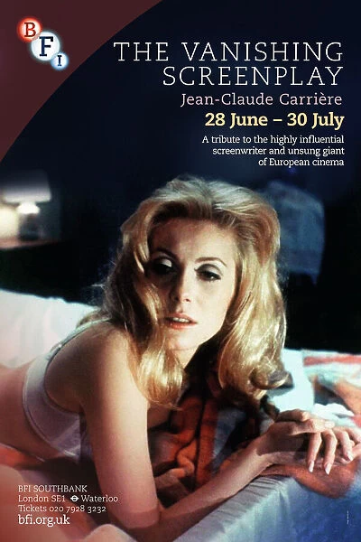 Poster for The Vanishing Screenplay (Jean-Claude Carriere) Season at BFI Southbank (28 June - 30 July 2012)