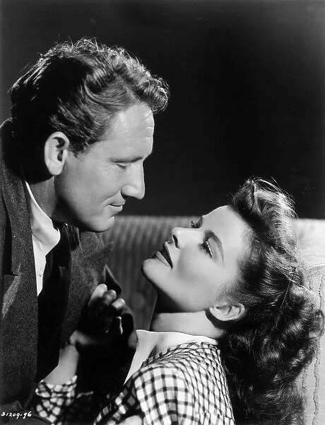 Spencer Tracy and Katharine Hepburn in George Stevens Woman Of The Year (1941)