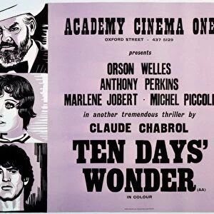Academy Poster for Claude Chabrols Ten Days Wonder (1971)
