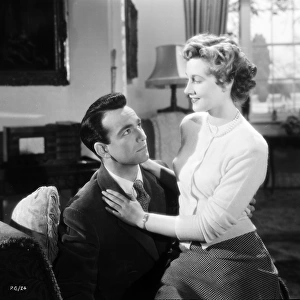 Dermot Walsh and Rona Anderson in John Guillermins Torment (1949)