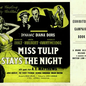 Exhibitors Campaign Book Cover for Leslie Arliss Miss Tulip Stays The Night (1955)