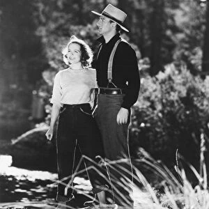 John Wayne and Betty Field in Henry Hathaways Shepherd Of The Hills (1941)