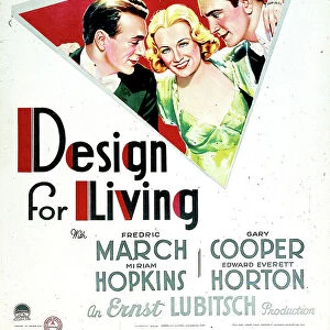 Poster for Ernst Lubitschs Design For Living (1933)