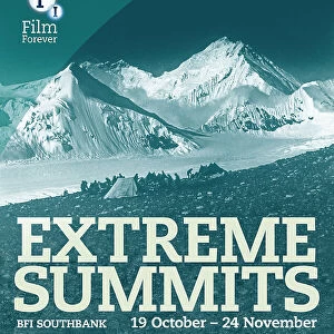 Poster for EXTREME SUMMITS Season at BFI Southbank (19 October - 24 November 2013)