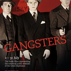 Poster for Gangsters Season at BFI Southbank (2 - 31 July 2009)