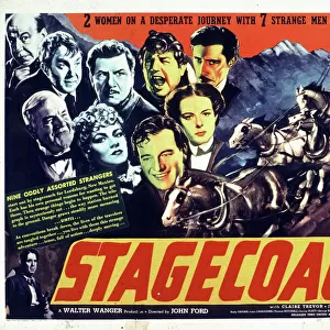 Poster for John Fords Stagecoach (1939)