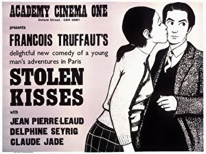 Pink Collection: Academy Poster for Francois Truffauts Stolen Kisses (1968)