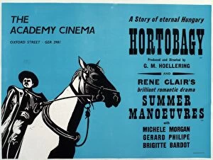 Blue Collection: Academy Poster for George Hoellerings Hortobagy (1936)