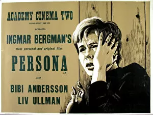 Images Dated 26th September 2008: Academy Poster for Ingmar Bergmans Persona (1966)