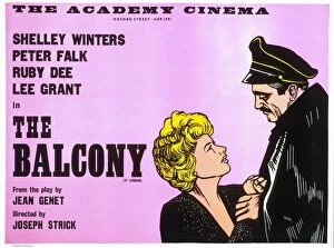 Images Dated 23rd October 2010: Academy Poster for Joseph Stricks The Balcony (1963)