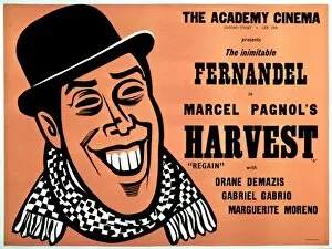 Images Dated 24th November 2010: Academy Poster for Marcel Pagnols Harvest (1937)