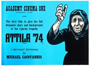 Images Dated 23rd October 2010: Academy Poster for Michael Cacoyannis Attila 74 (1975)