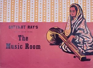 Images Dated 26th September 2008: Academy Poster for Satyajit Rays The Music Room (1958)
