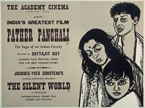 Images Dated 26th September 2008: Academy Poster for Satyajit Rays Pather Panchali (1955)