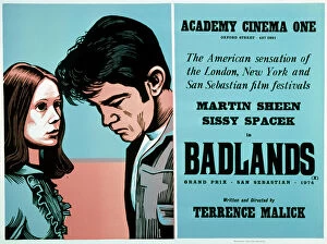 Images Dated 26th September 2008: Academy Poster for Terrence Malicks Badlands (1973)