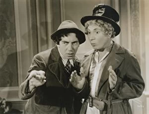 Classic Portraits Collection: Chico Marx and Harpo Marx in Sam Woods A Day at the Races (1937)