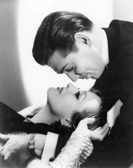Classic Portraits Collection: Clark Gable and Joan Crawford in Robert Z Leonards Dancing Lady (1933)