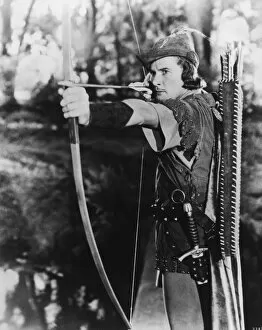 Images Dated 24th February 2010: Errol Flynn in Michael Curtizs The Adventures of Robin Hood (1938)