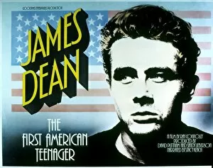 Images Dated 12th September 2010: Film Poster for Ray Connollys James Dean - First American Teenager (1975)