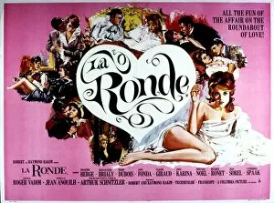 Pink Collection: Film Poster for Roger Vadims La Ronde (1964)