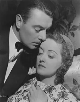 Classic Portraits Collection: George Brent and Bette Davis in Edmund Gouldings Dark Victory (1939)
