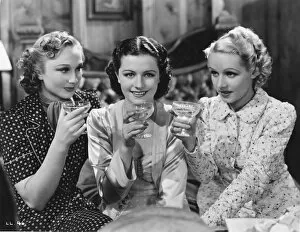 Images Dated 24th February 2010: Googie Withers, Margaret Lockwood, and Sally Stewart, in Alfred Hitchcocks The Lady Vanishes (1938)