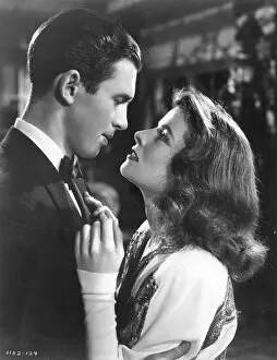 Images Dated 15th January 2011: James Stewart and Katharine Hepburn in George Cukors The Philadelphia Story (1940)
